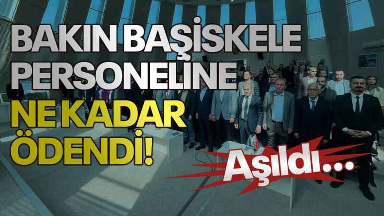 Aşıldı… Bakın Başiskele personeline ne kadar ödendi!