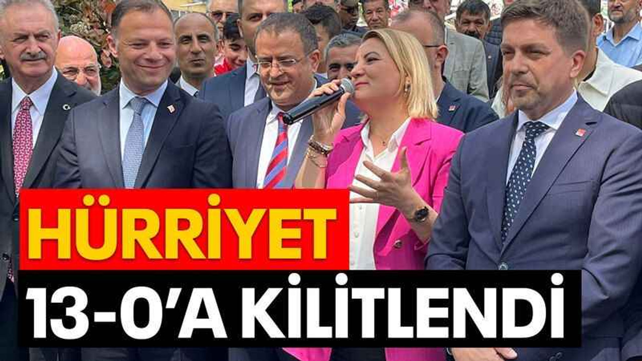Hürriyet 13-0’a kilitlendi