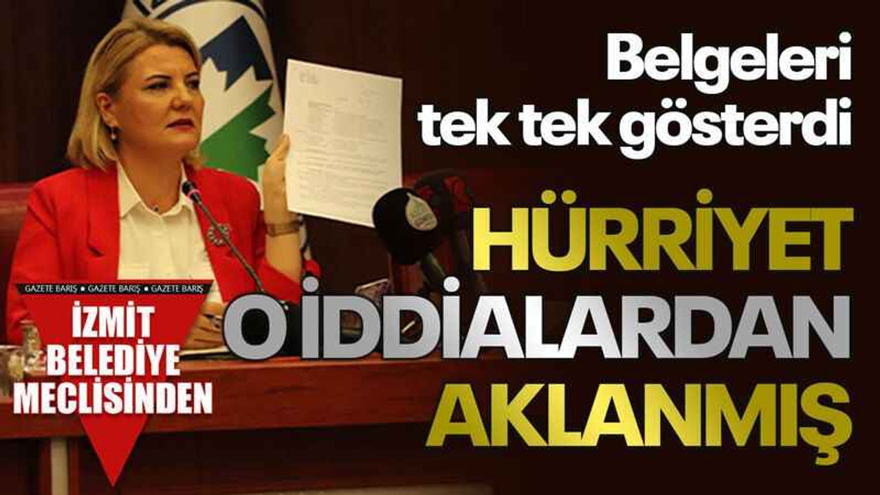 Belgeleri tek tek gösterdi Hürriyet o iddialardan aklanmış