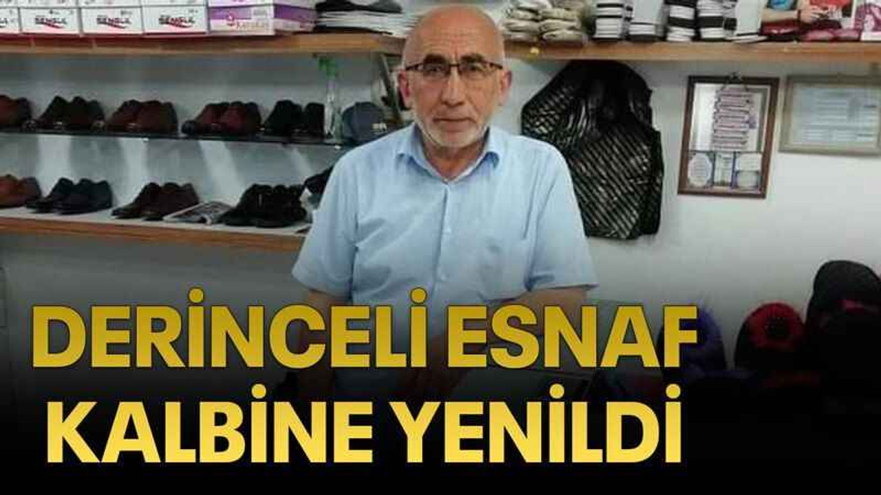Derinceli esnaf kalbine yenildi