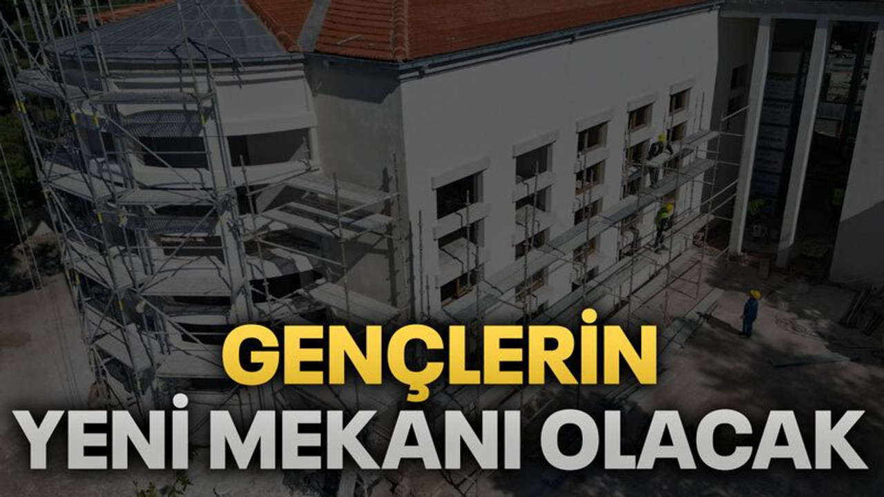 Gençlerin yeni mekanı olacak