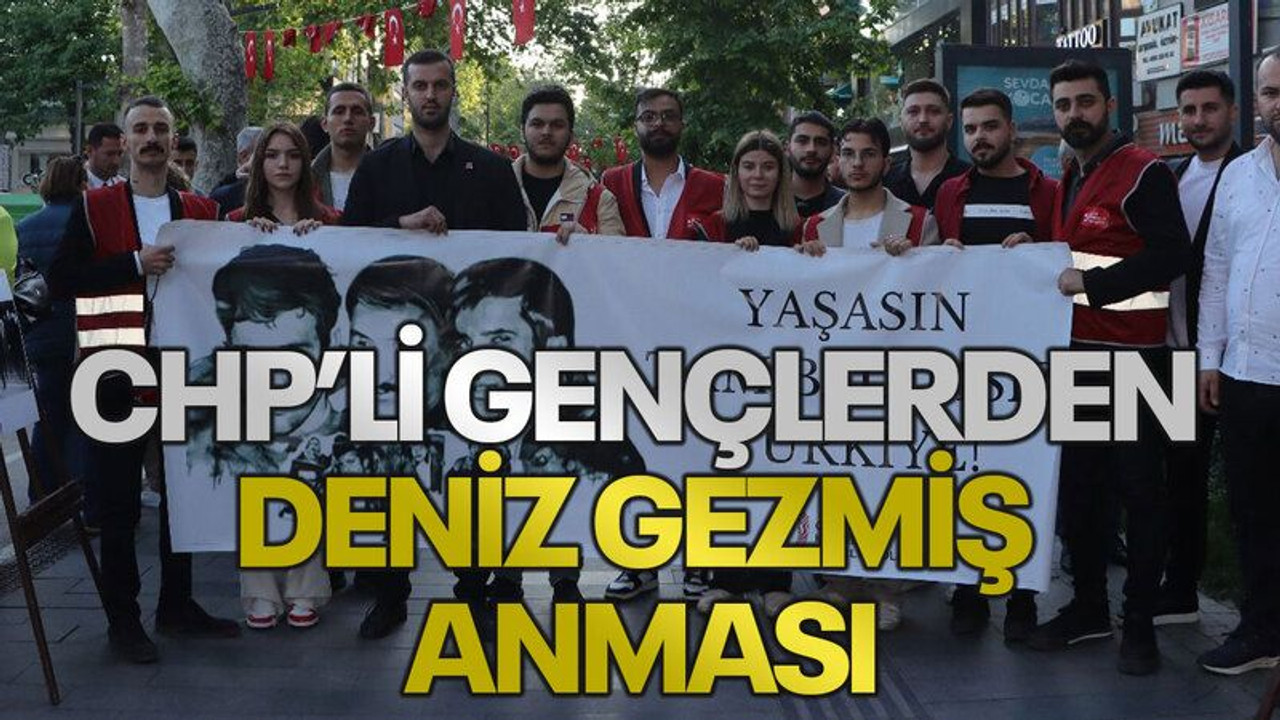 CHP’li gençlerden Deniz Gezmiş anması