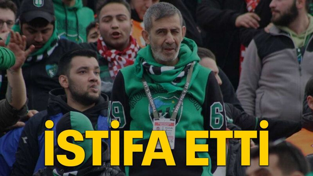 Haluk Bozo istifa etti