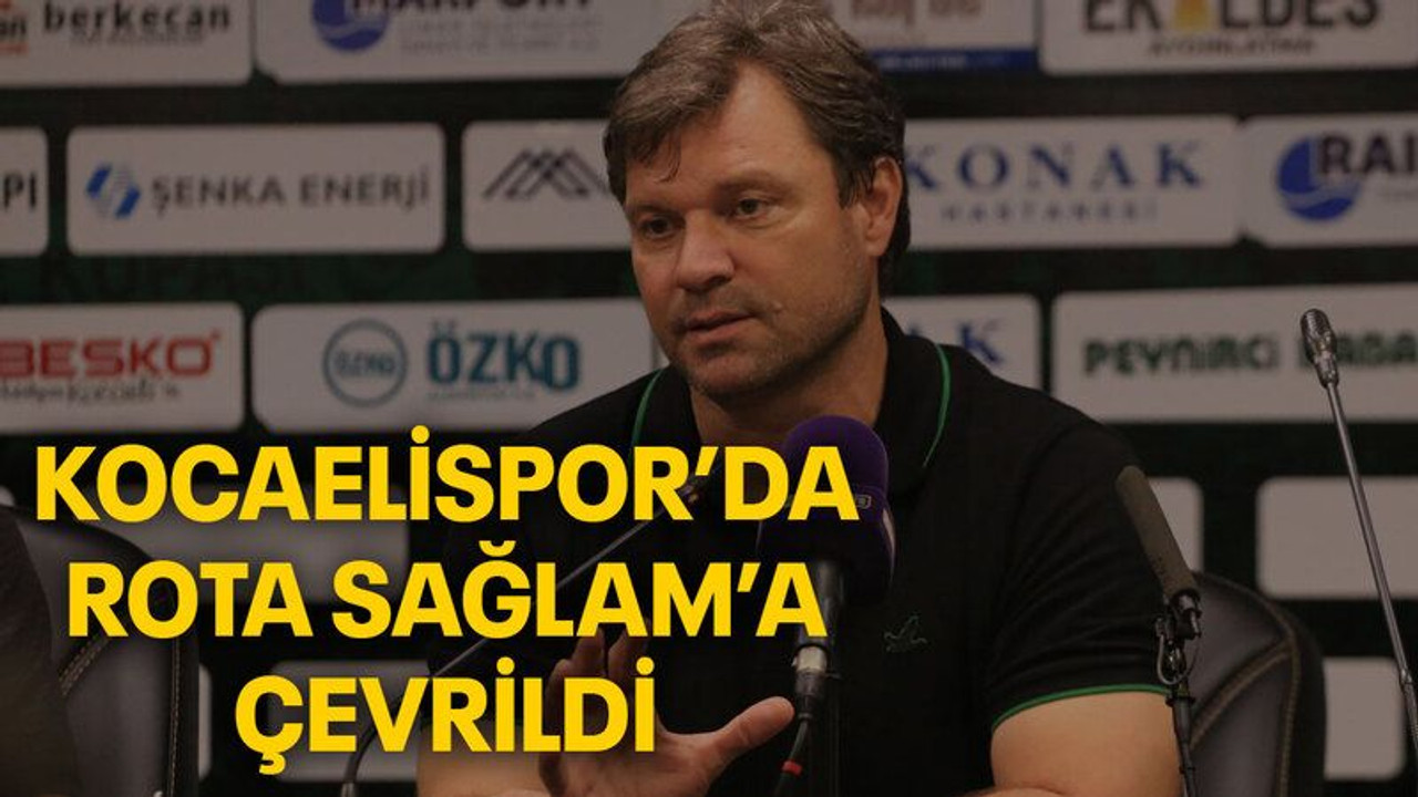 Kocaelispor’da rota Ertuğrul Sağlam’a çevrildi