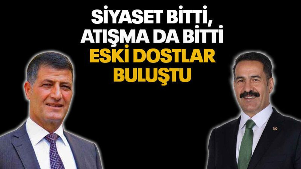 Siyaset bitti, atışma da bitti eski dostlar buluştu