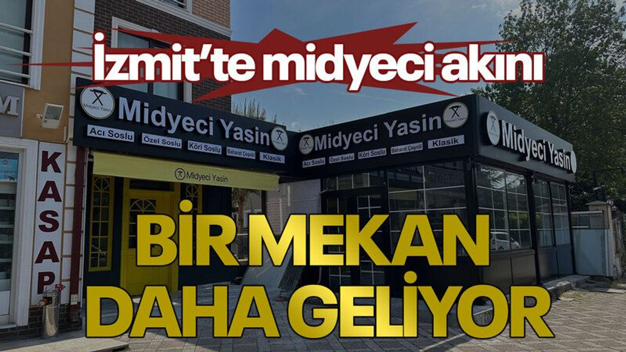 İzmit’te midyeci akını! Bir mekân daha geliyor