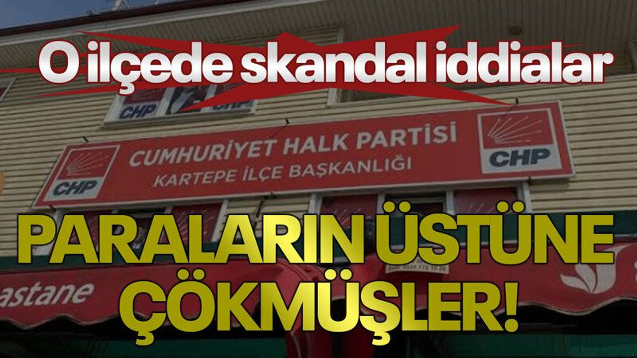 O ilçede skandal iddialar Paraların üstüne çökmüşler!