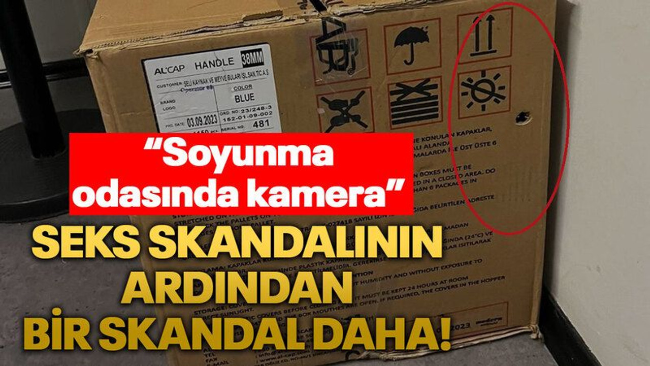 Seks skandalının ardından bir skandal daha!