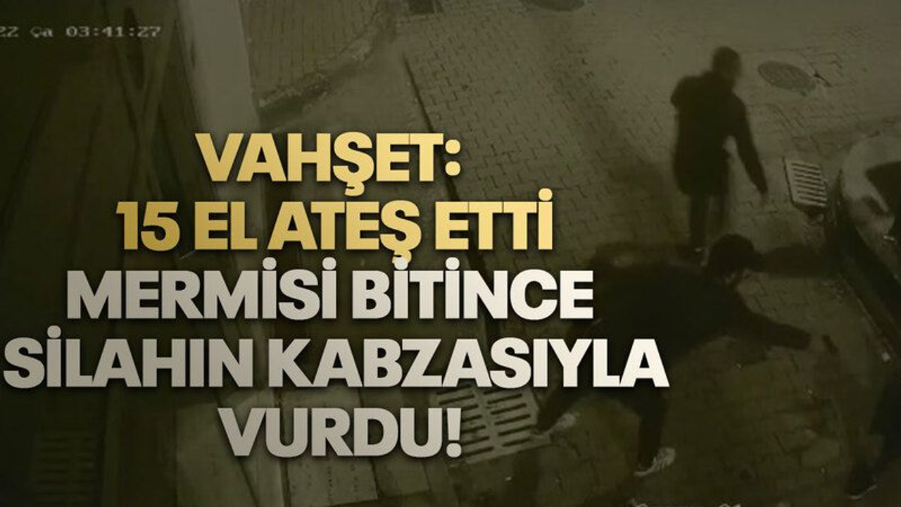 15 el ateş edilerek öldürülmüştü: "Mermisi bitince silahın kabzasıyla vurmaya başladı"