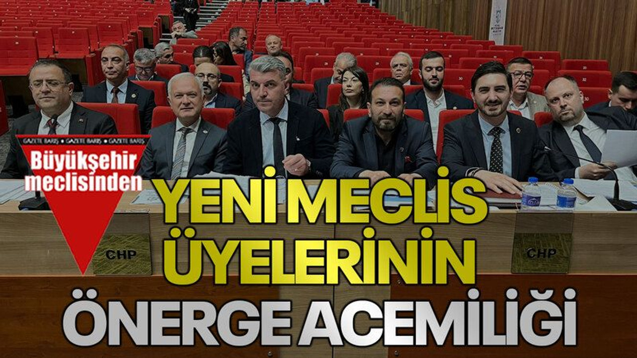 Yeni meclis üyelerinin önerge acemiliği