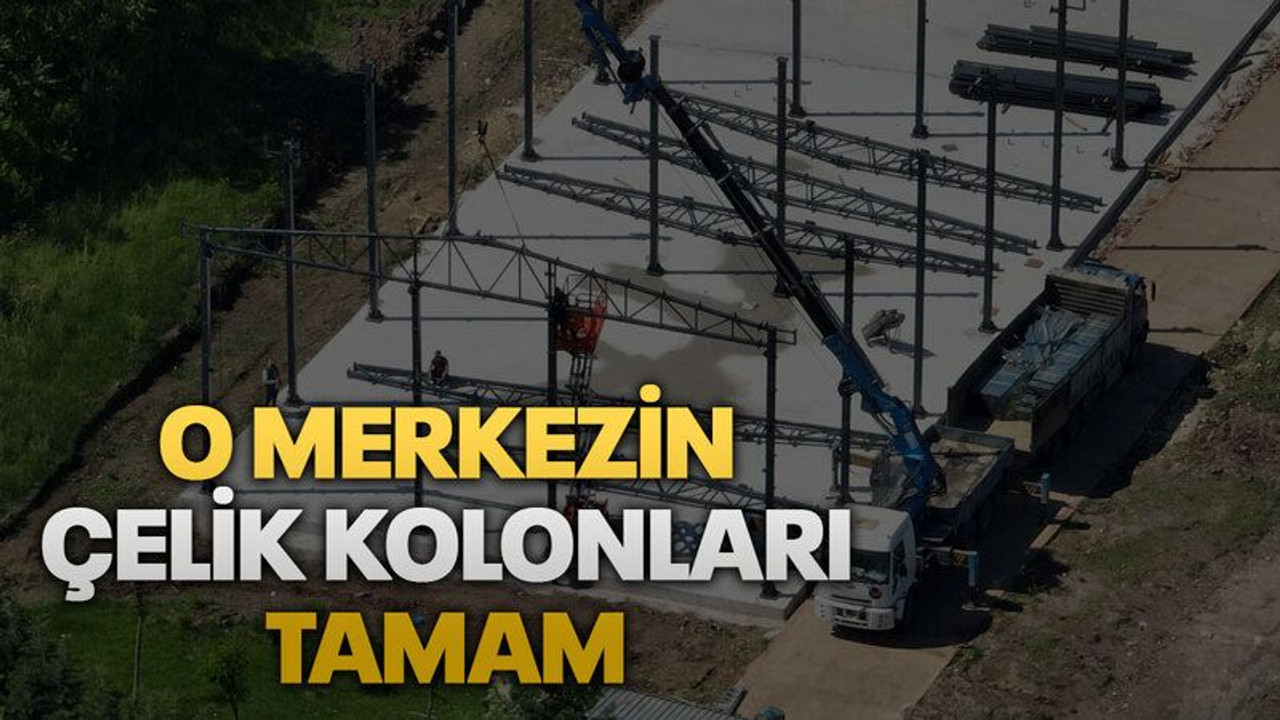 Başiskele Su Sporları Merkezine çelik kolon