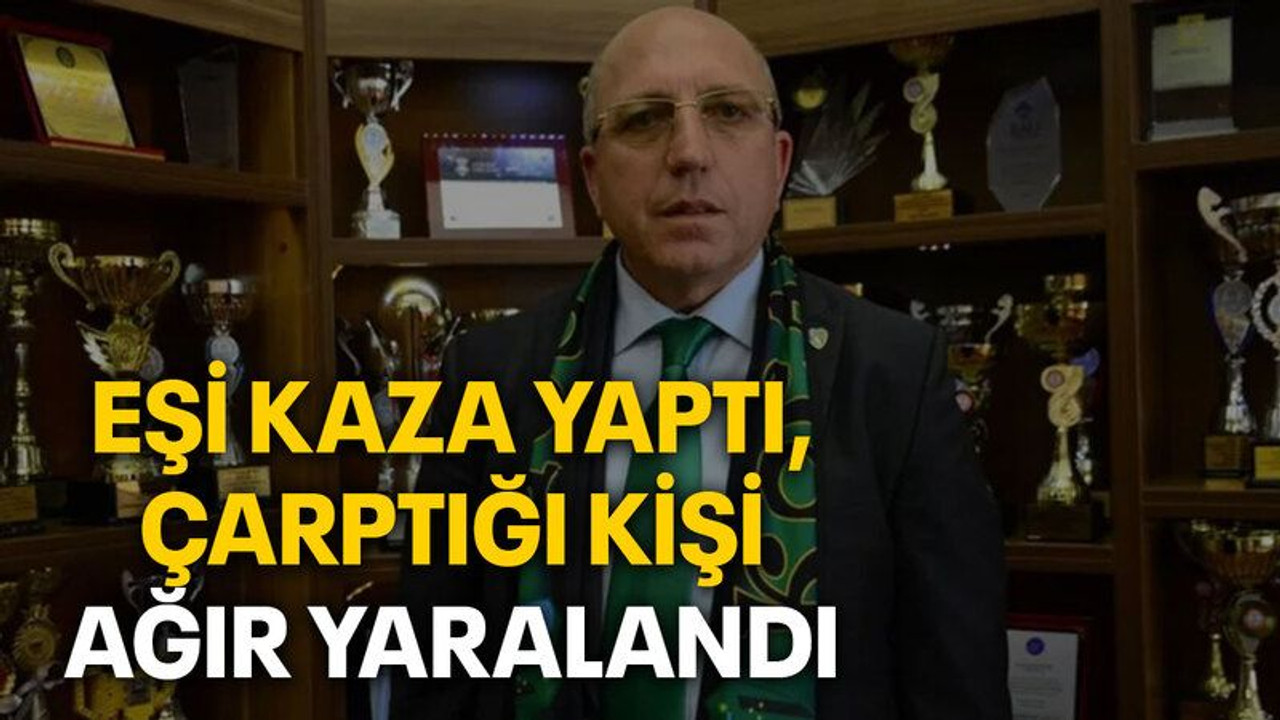 Engin Koyun’un eşi kaza yaptı, motosiklet sürücüsü ağır yaralı