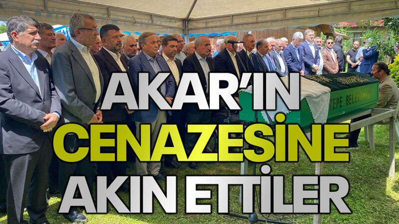 Akar’ın cenazesine akın ettiler