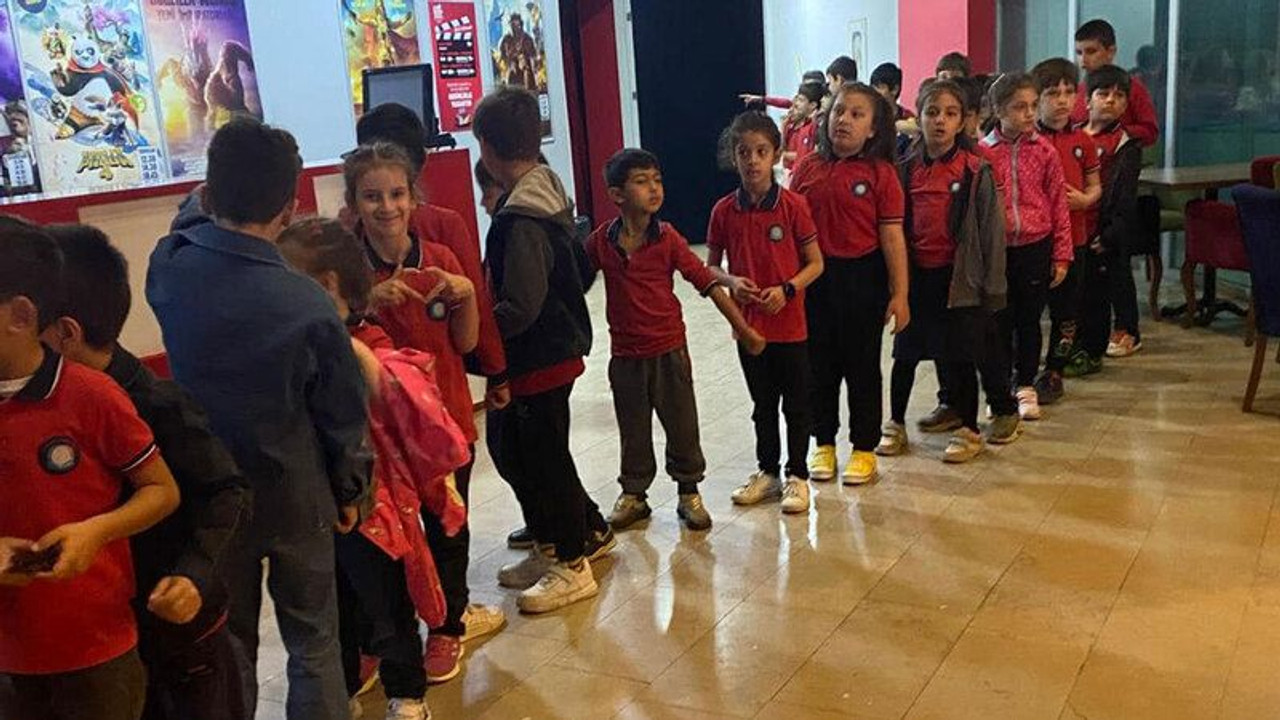 Karamürselli çocuklar sinemayla tanıştı