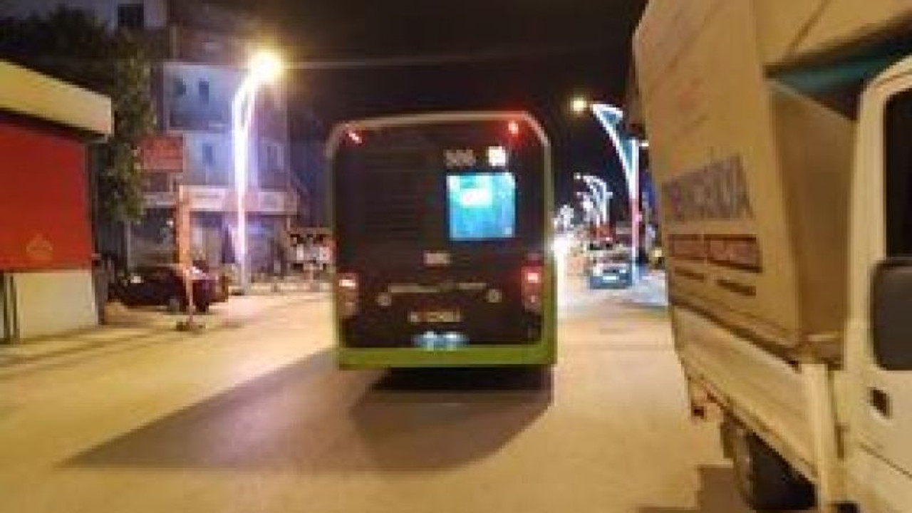 Kocaeli’de otobüs şoförünün nezaketine teşekkür etti!