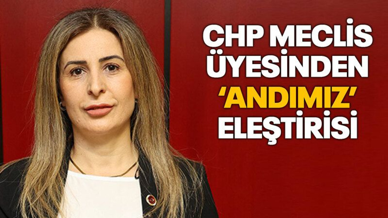 CHP meclis üyesinden ‘Andımız’ eleştirisi