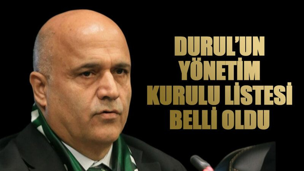 Kocaelispor'da Recep Durul’un yönetim kurulu listesi belli oldu