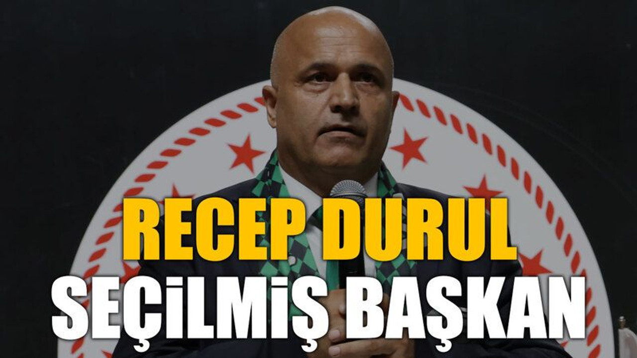 Recep Durul seçilmiş başkan oldu