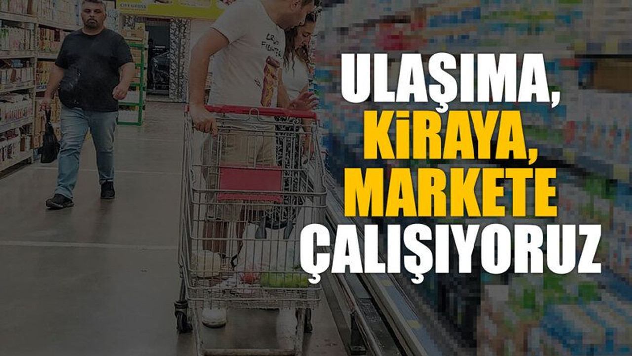 Ulaşıma, kiraya, markete çalışıyoruz