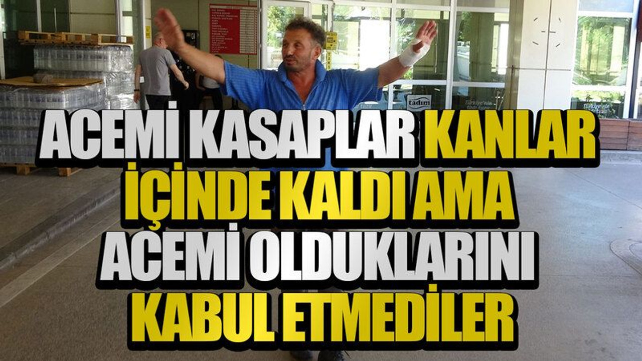 Acemi kasaplar kanlar içinde kaldı ama acemi olduklarını kabul etmediler