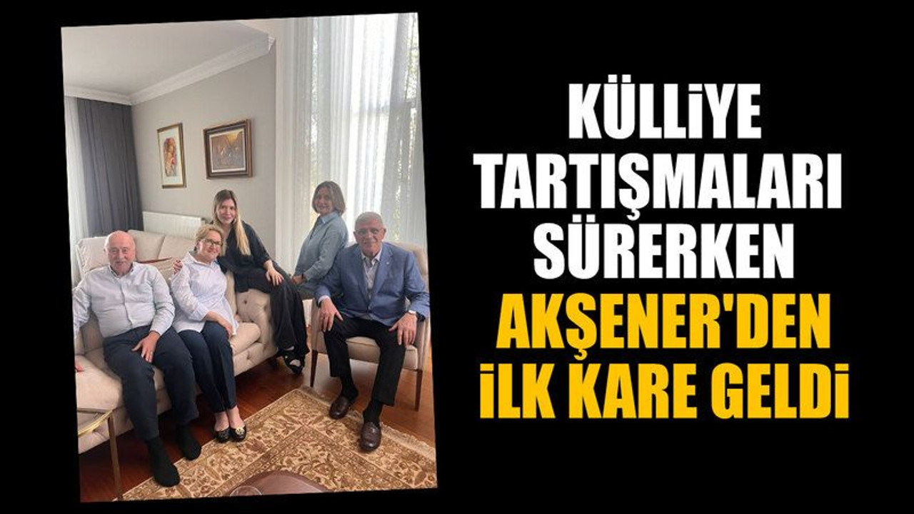Külliye tartışmaları sürerken Akşener'den ilk kare geldi