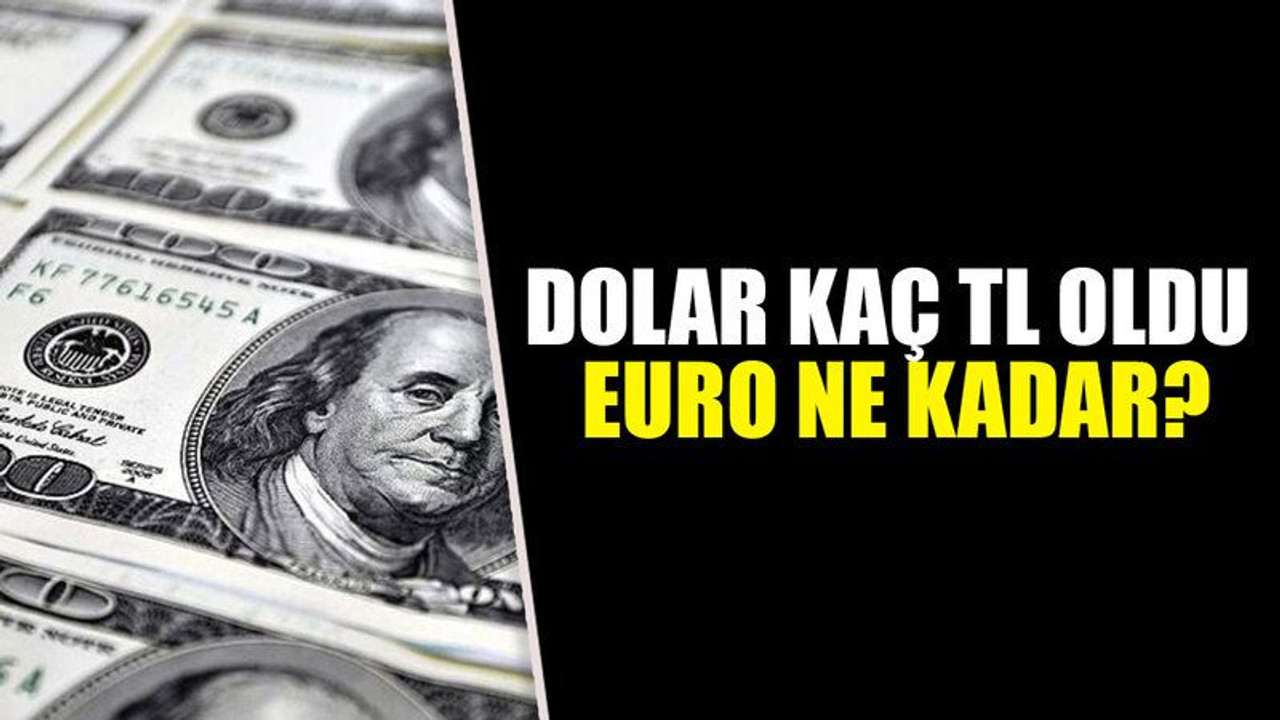 Dolar kaç TL oldu, Euro ne kadar?