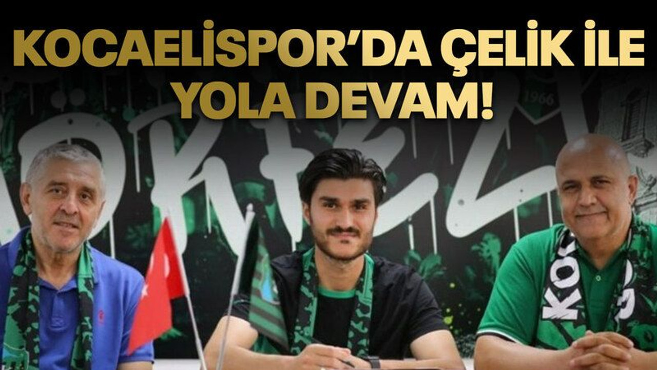 Kocaelispor’da Cihat Çelik ile yola devam!