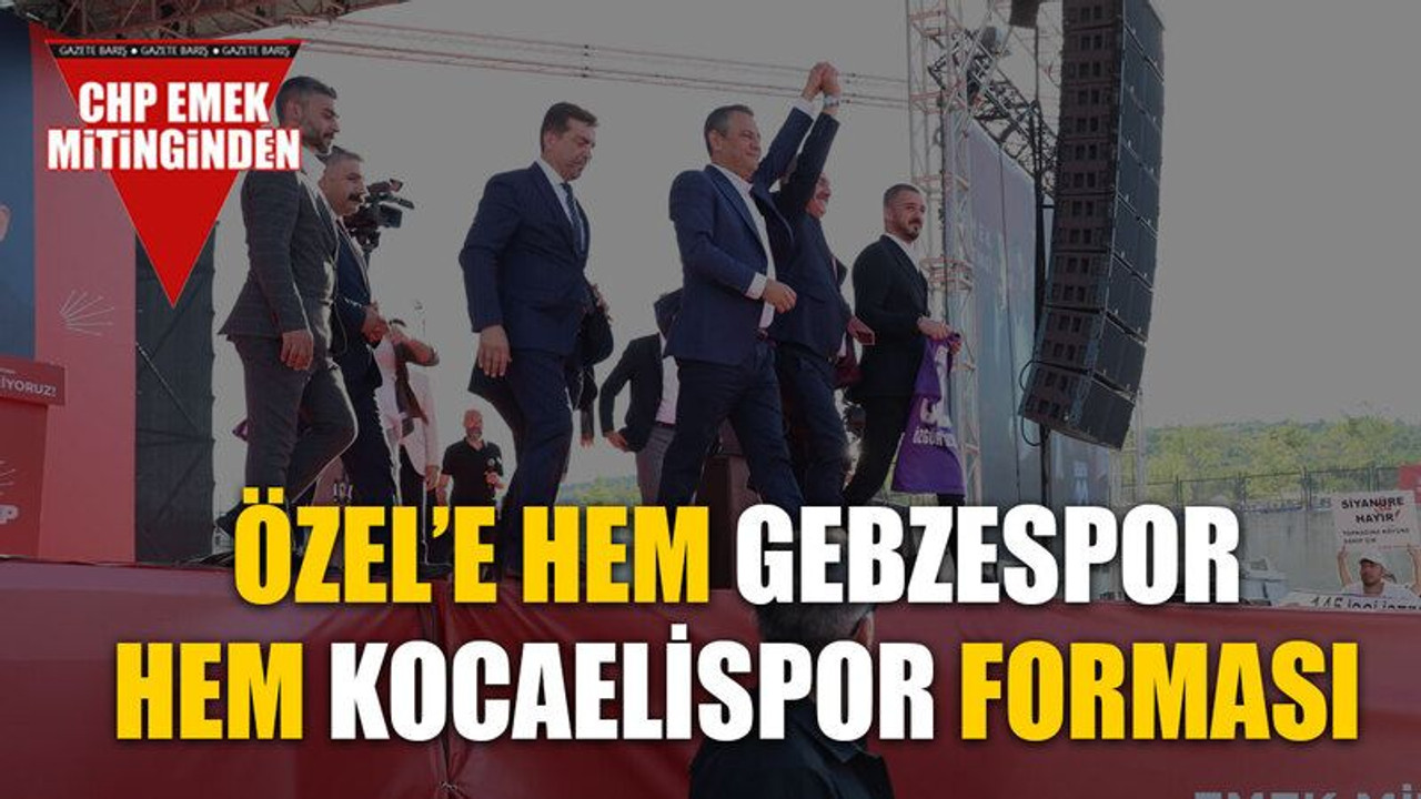 Özel’e hem Gebzespor hem Kocaelispor forması