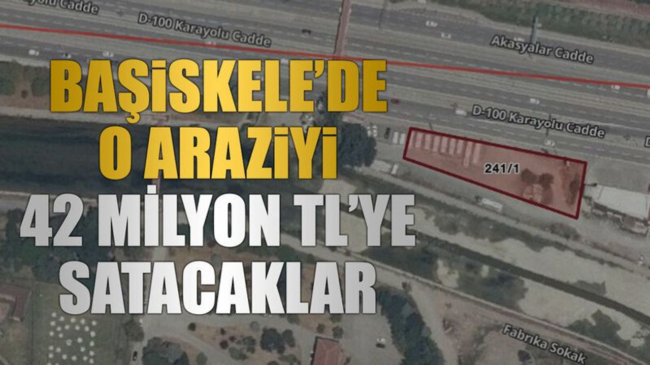 Başiskele’de o araziyi 42 milyon TL’ye satacaklar