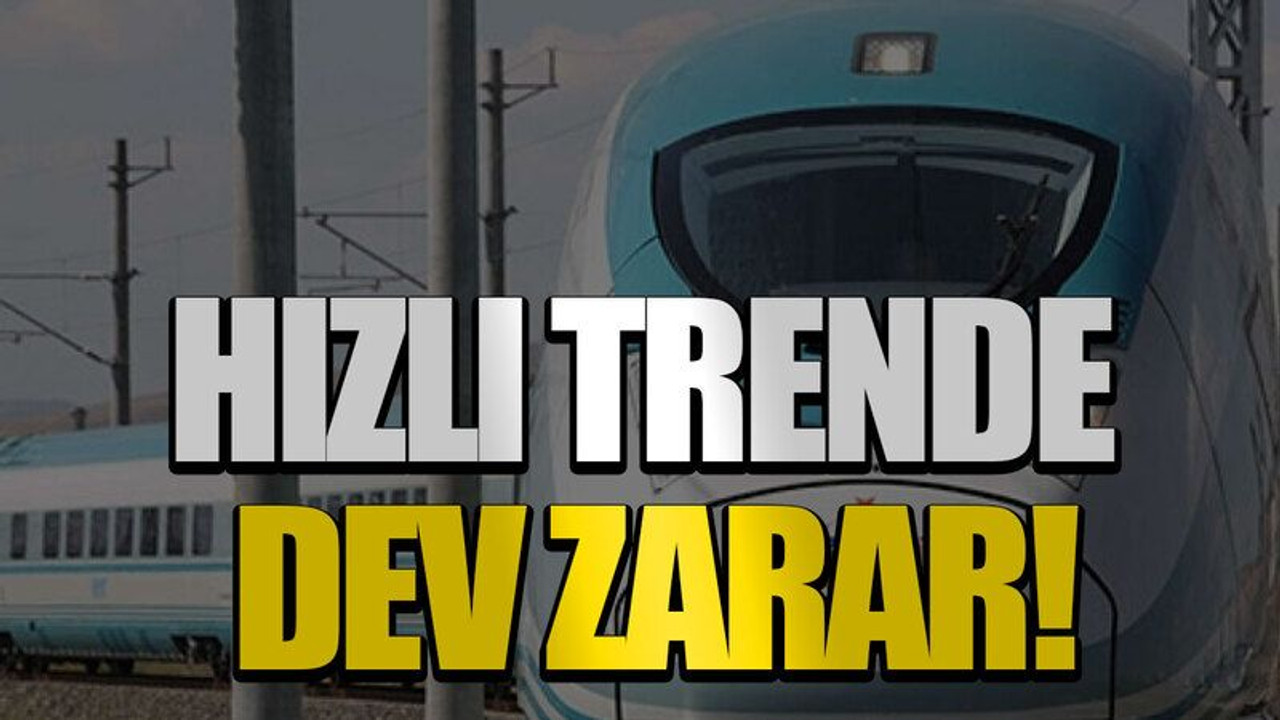 Hızlı trende dev zarar!