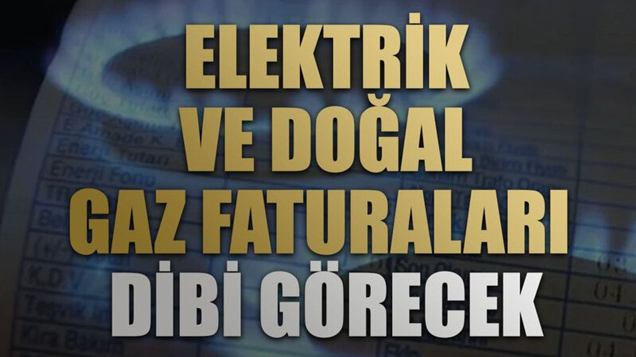 Elektrik ve doğalgaz faturaları dibi görecek. Yeni enerji reformu devrede