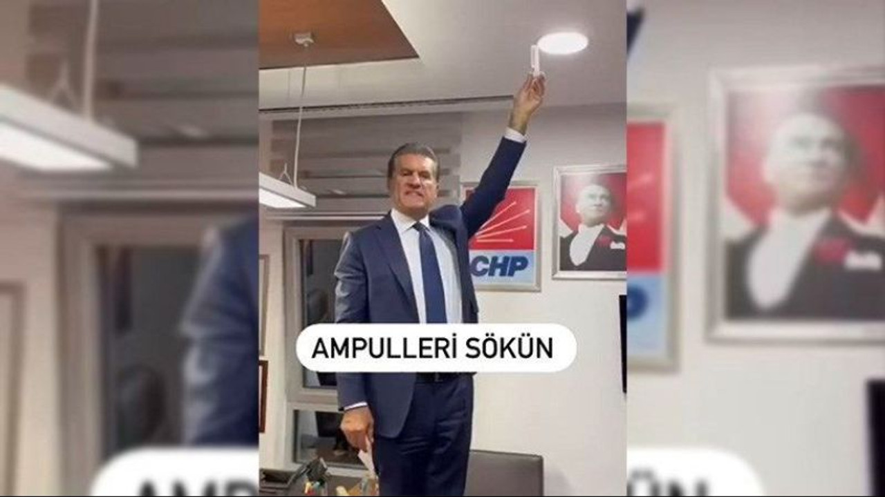 Mustafa Sarıgül de 'ışık' eylemine katıldı: Ampulleri sökün