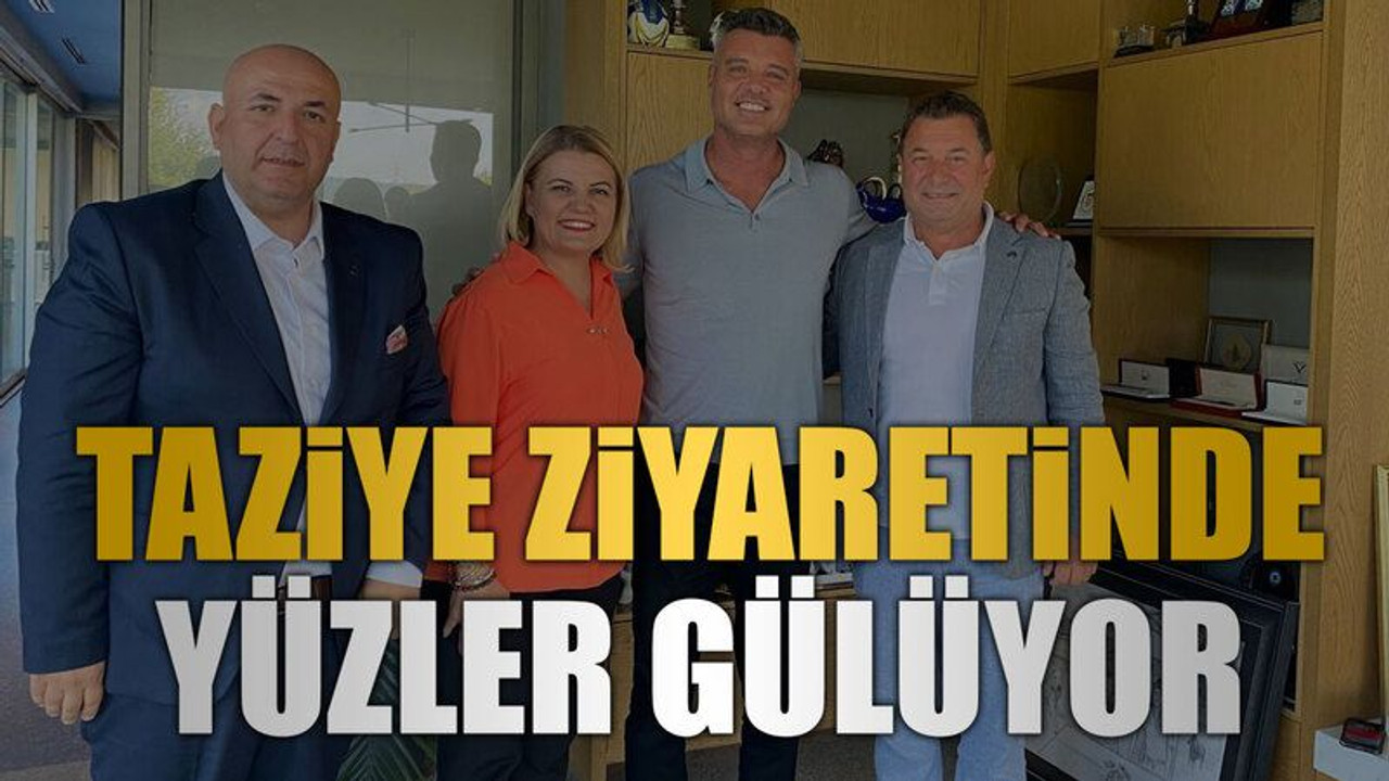 Taziye ziyaretinde yüzler gülüyor