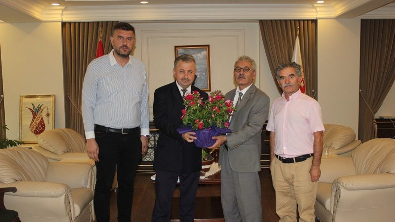 Kandıralılardan Kaymakam Çelikkaya’ya ziyaret