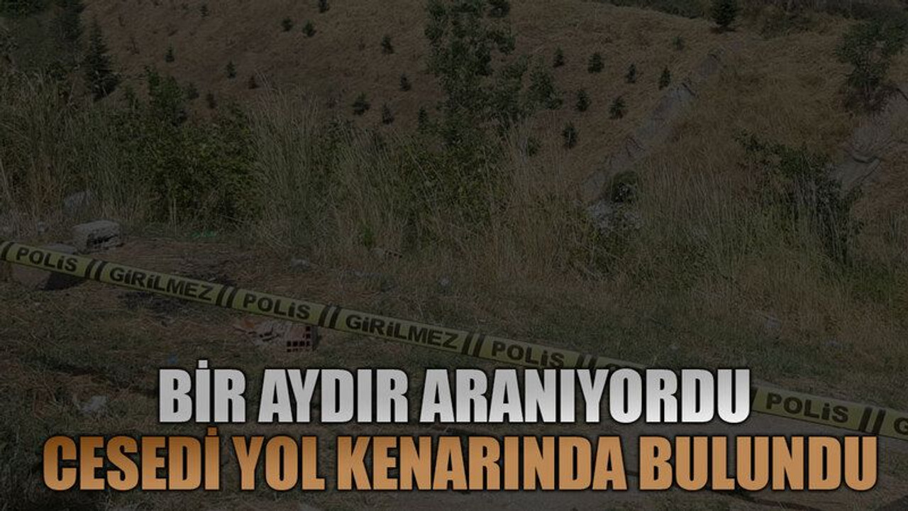 1 aydır aranıyordu cesedi yol kenarında bulundu