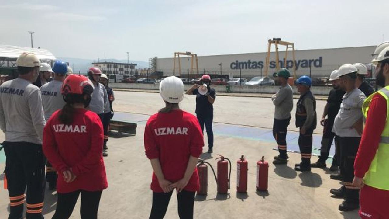 Büyükşehir İtfaiye eğitim verdi