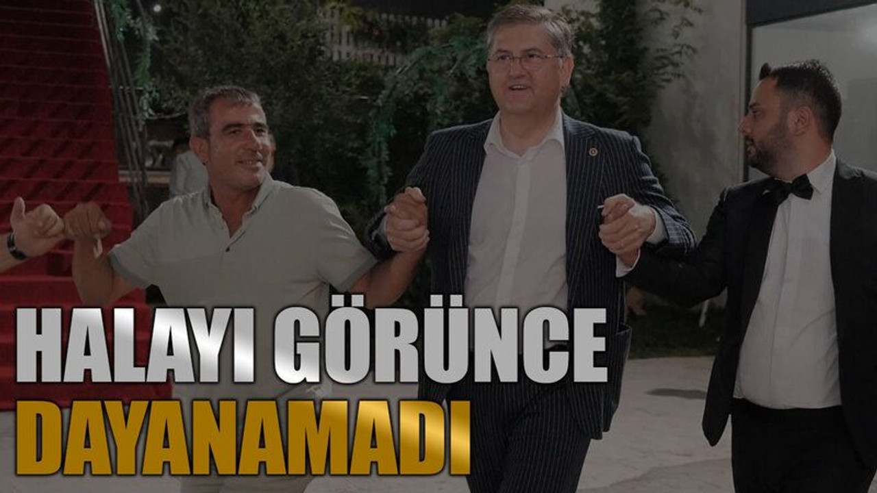Halayı görünce dayanamadı