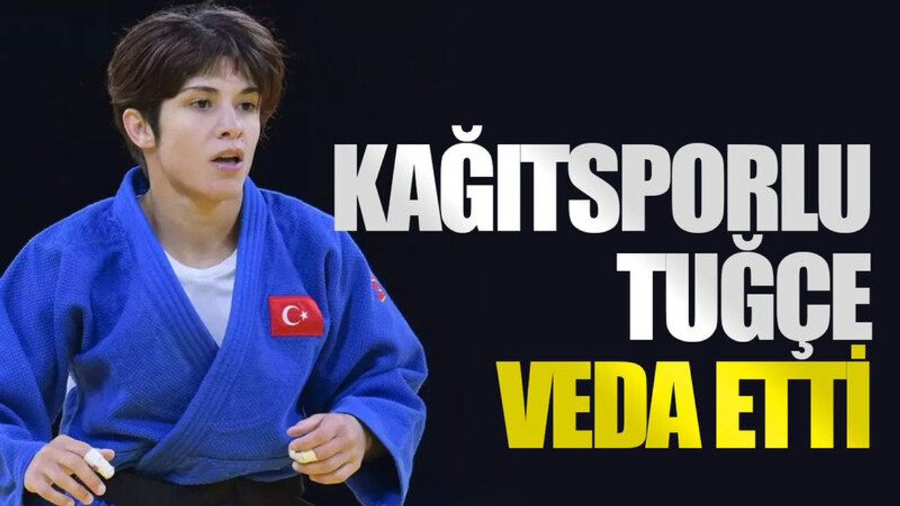 Kağıtsporlu Tuğçe, veda etti