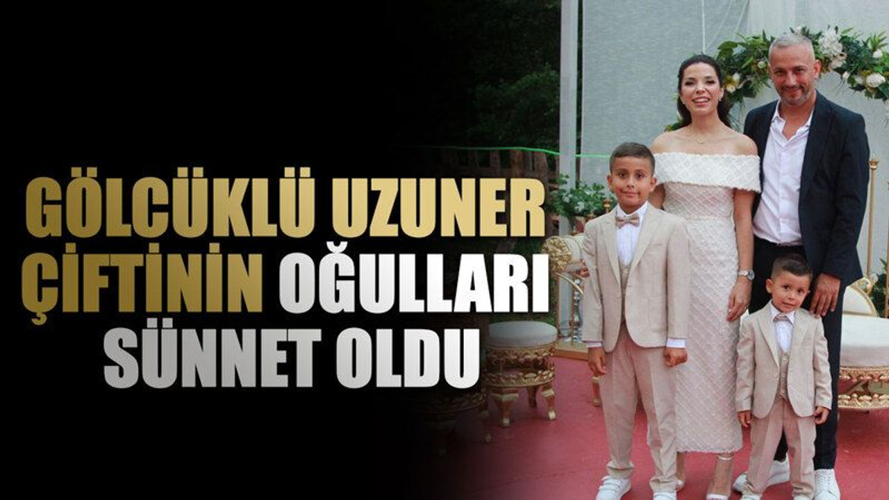 Gölcüklü Uzuner çiftinin oğulları sünnet oldu