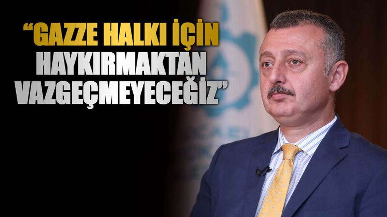 Büyükakın “Gazze halkı için haykırmaktan vazgeçmeyeceğiz”