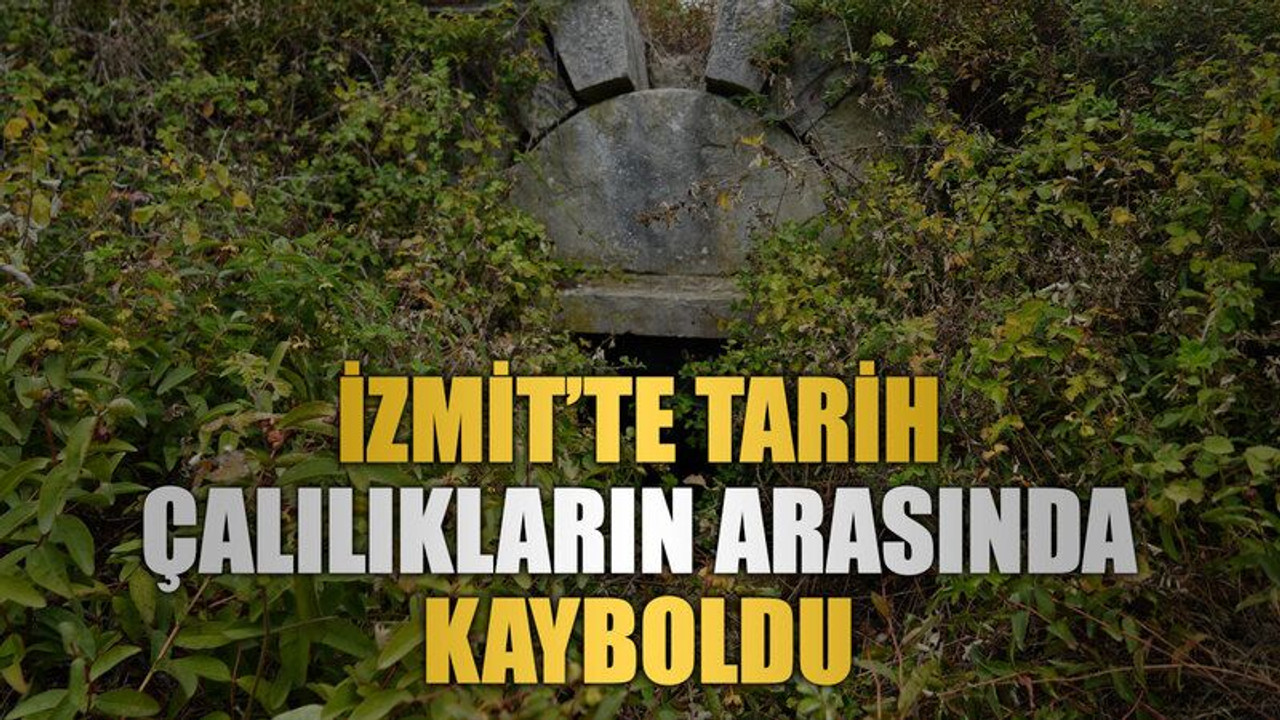 İzmit’te tarih çalılıkların arasında kayboldu