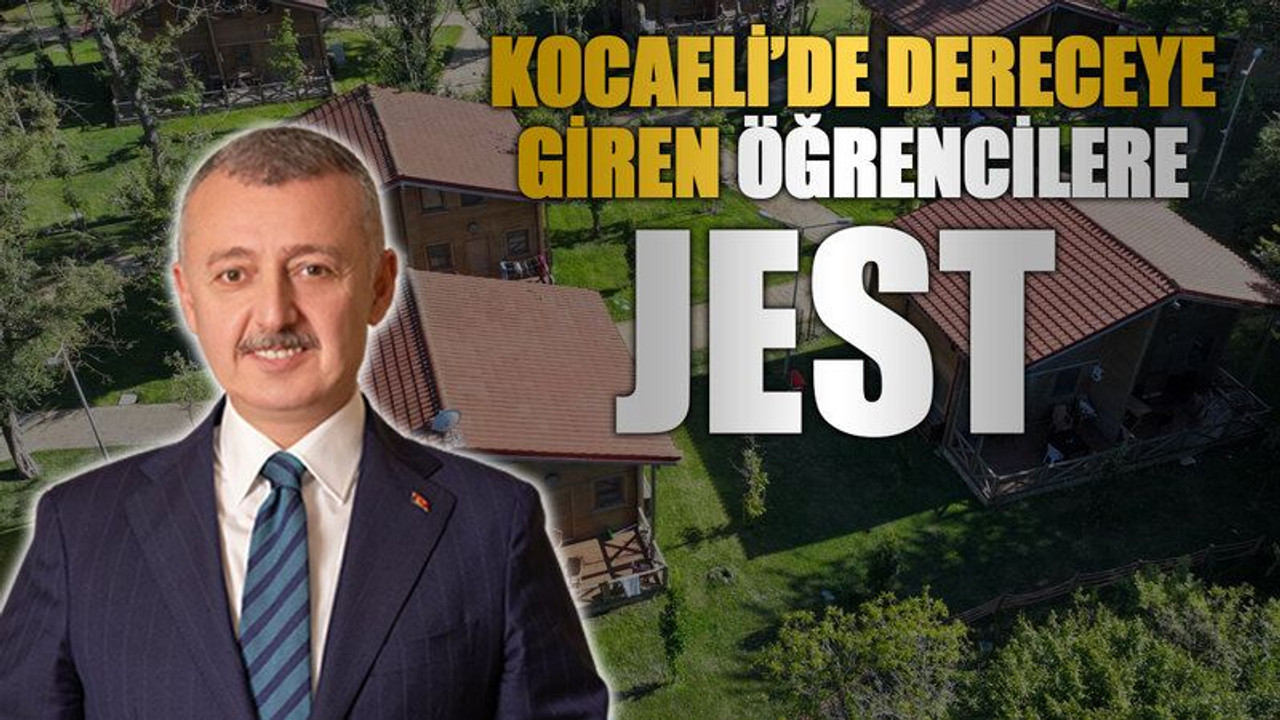 Kocaeli’de dereceye giren öğrencilere jest