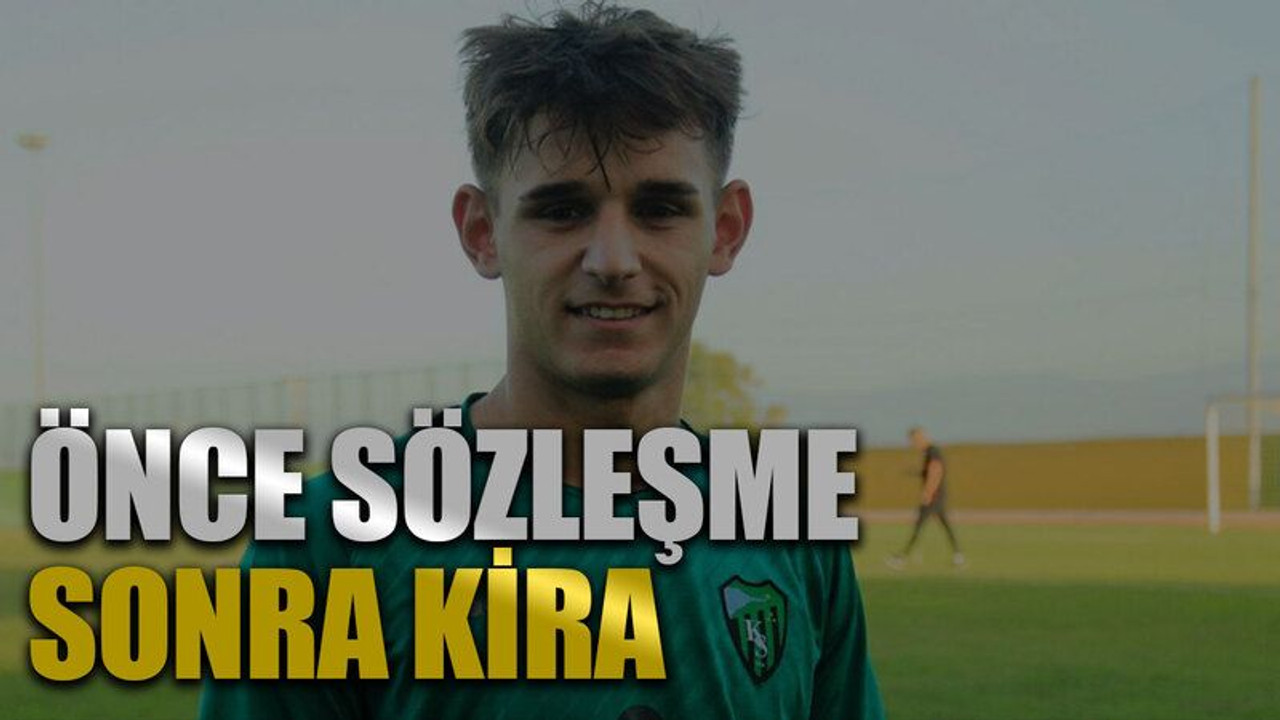 Önce sözleşme, sonra kira