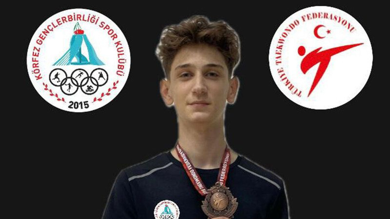 Körfezli Hamza Türkiye Gençler Taekwondo üçüncüsü oldu