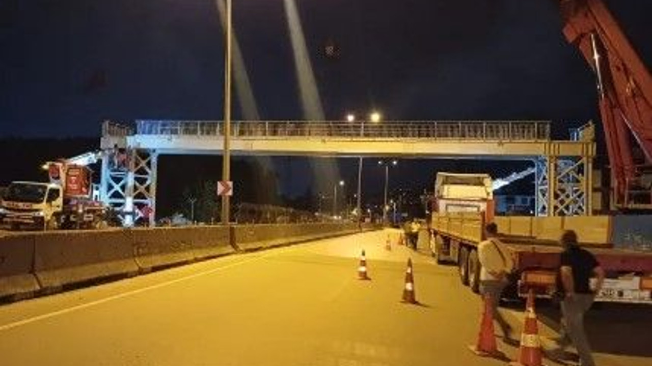 Sezai Karakoç üst geçidinde 72 ton çelik kullanılacak