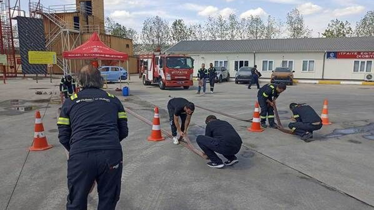 Kocaeli itfaiyesinden Polisan'a eğitim!