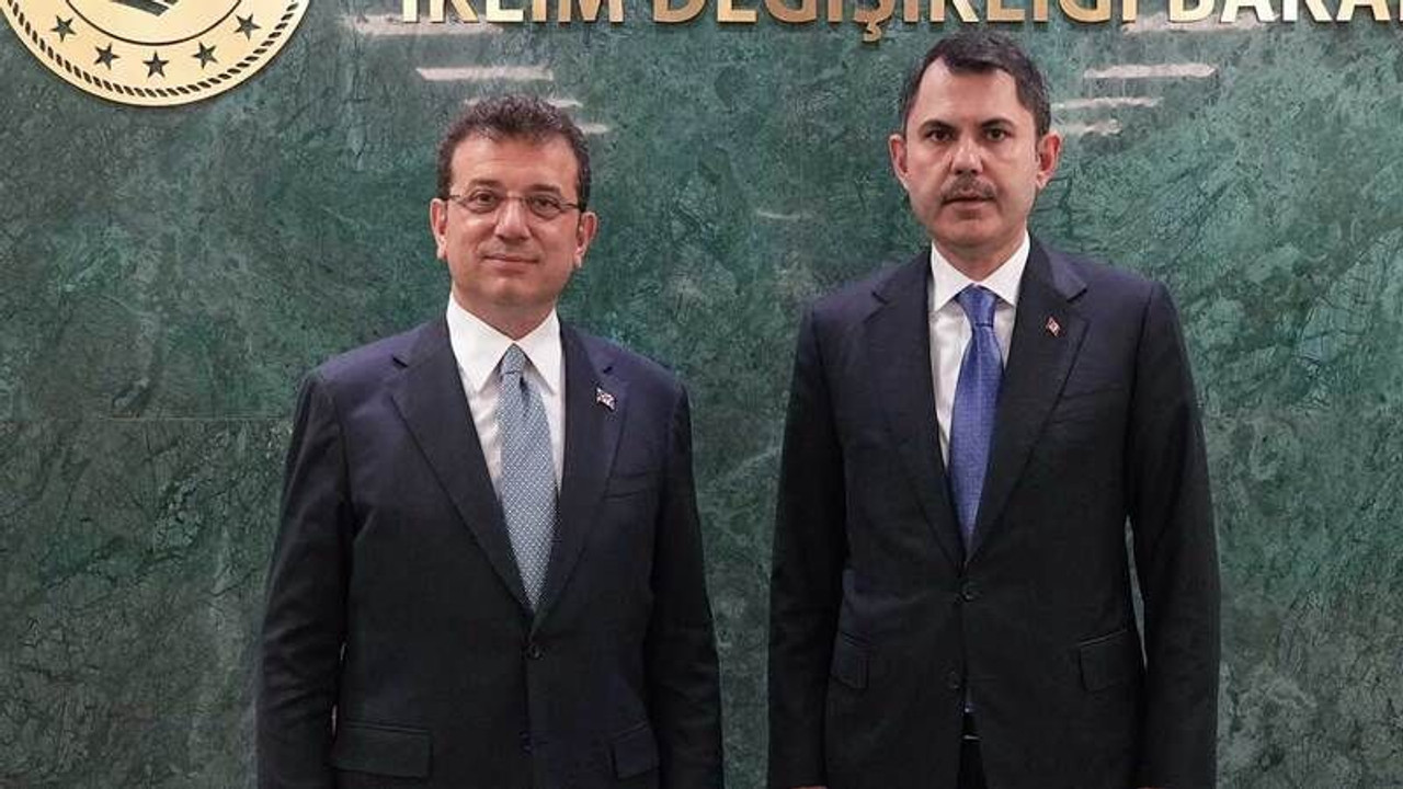Bakan Kurum ve İmamoğlu bir araya geldi