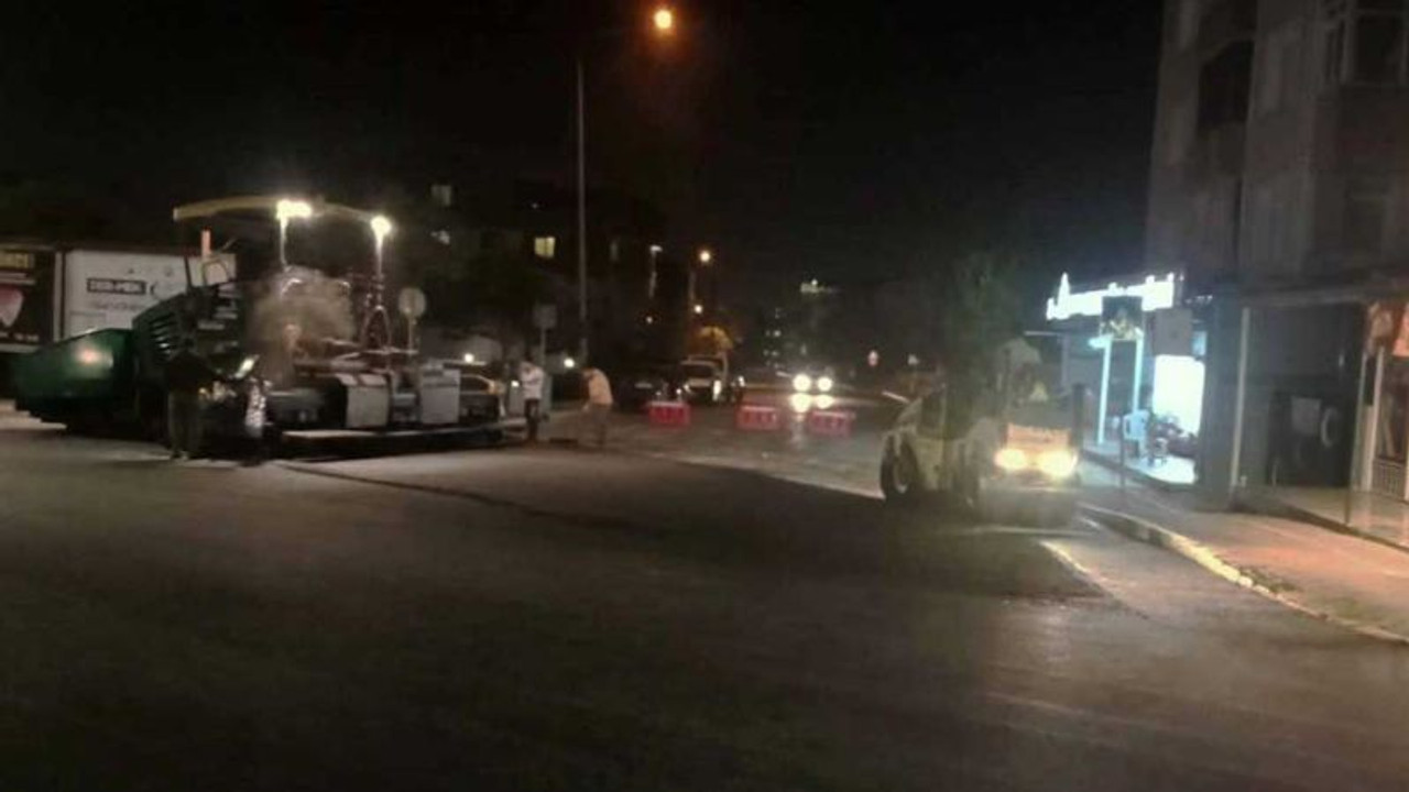Derince'de üstyapı yenileme çalışmaları yapıldı