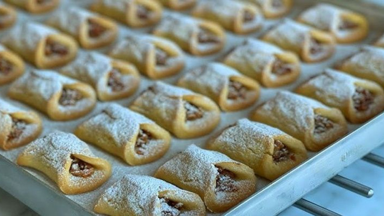 Elmalı kurabiye nasıl yapılır? Kocaeli'de pastacılar kurabiyeyi böyle hazırlıyorlar