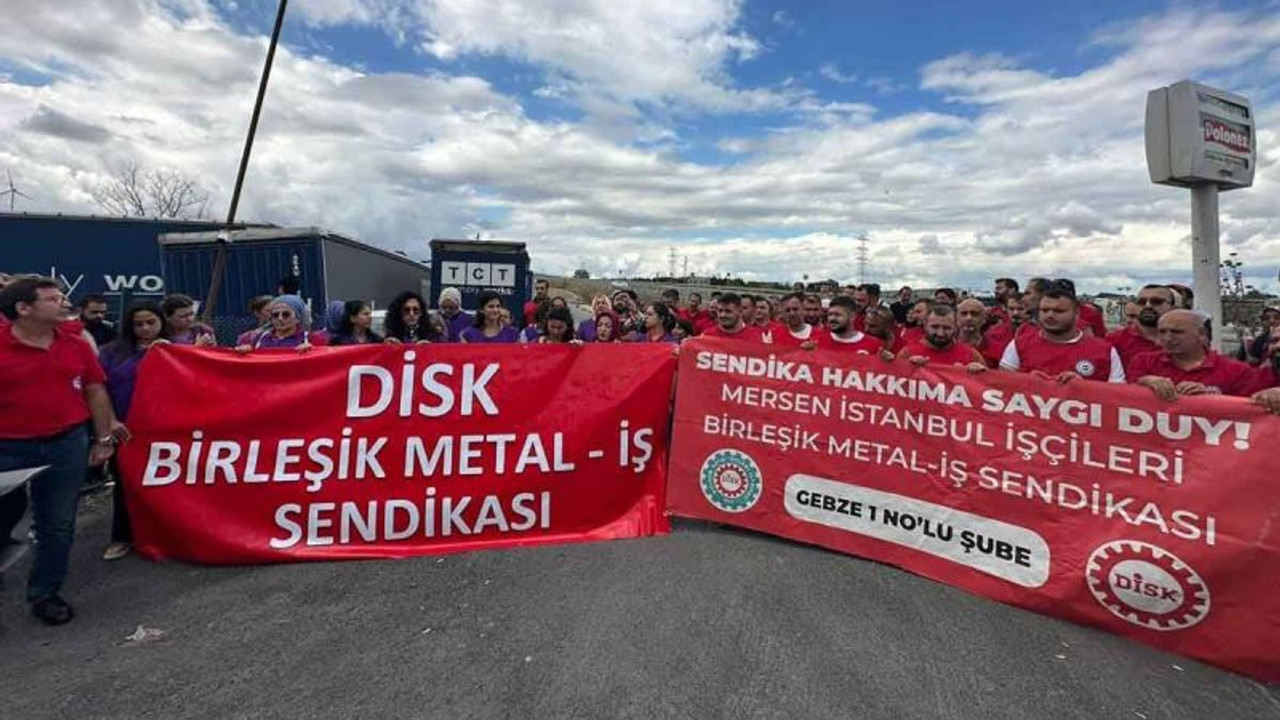 Gebze’deki metal işçilerinden Polenez işçilerine destek